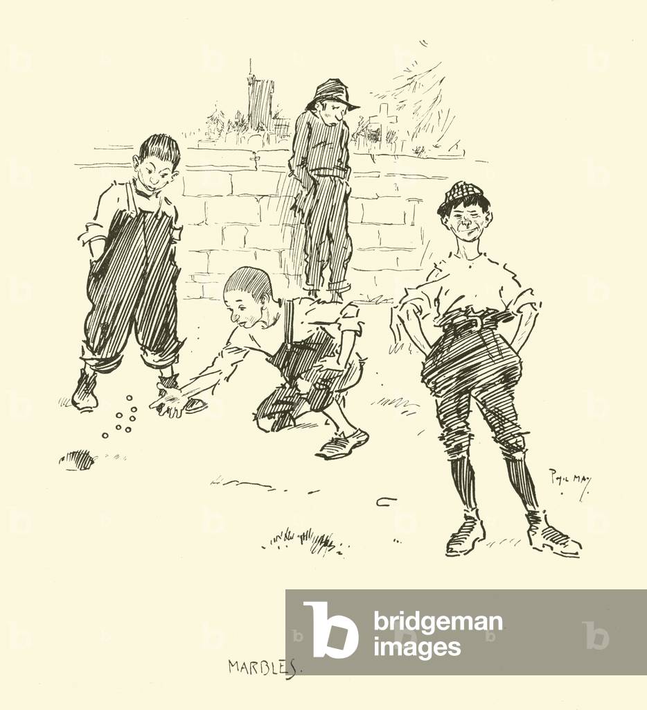 Illustration for Phil May's Gutter-Snipes (lithograph)