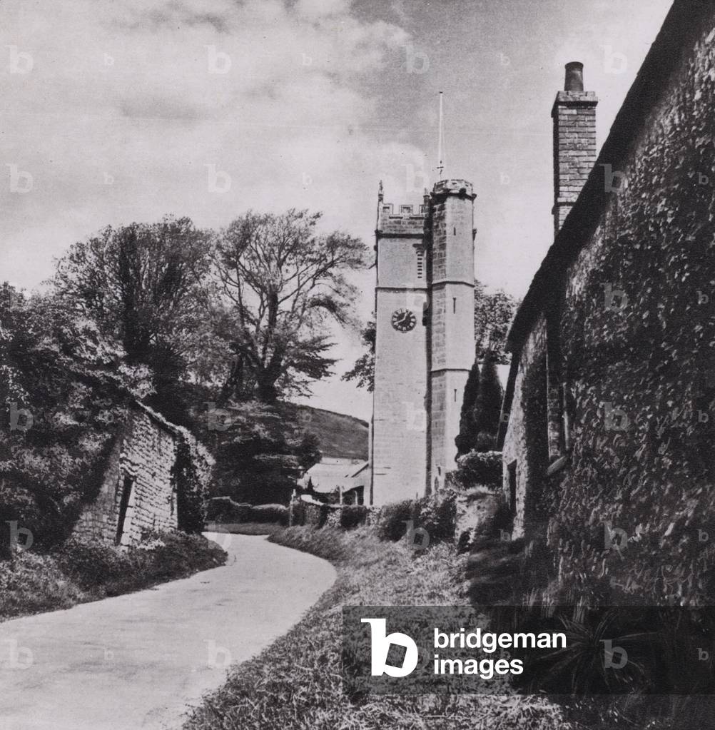 Dorset: Portisham (b/w photo)