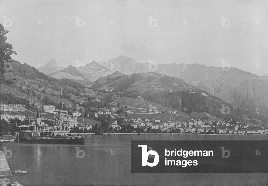 Vernex, Montreux (b/w photo)