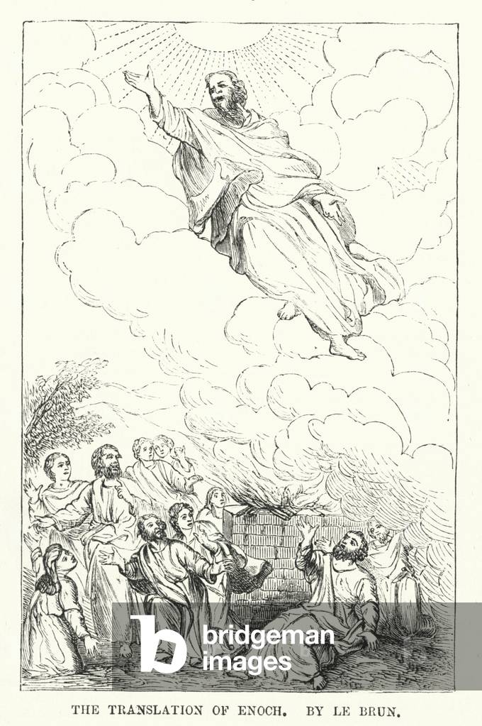 The Translation of Enoch, by Le Brun (engraving)