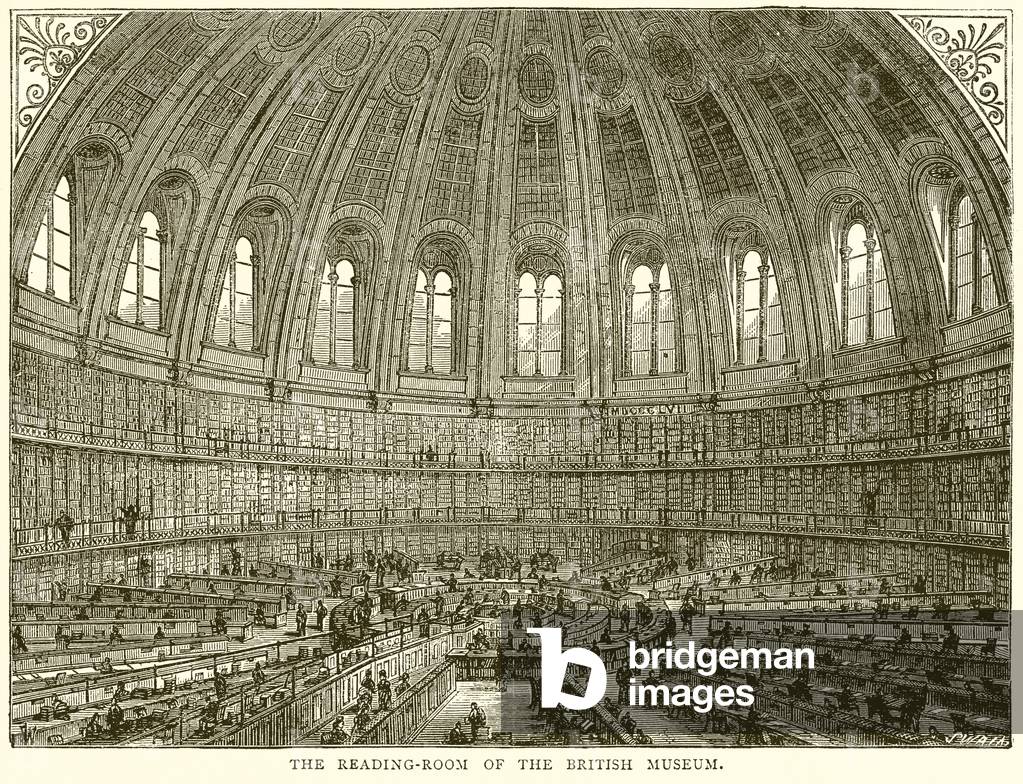 The Reading-Room of the British Museum (engraving)