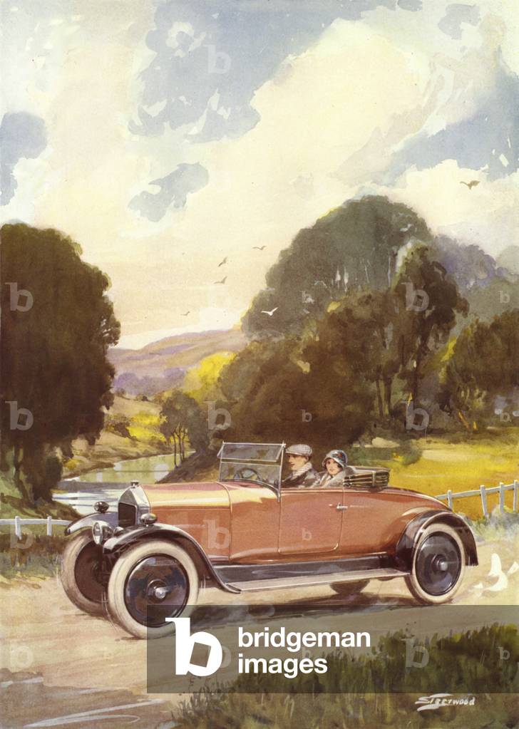 Two's Company (colour litho)