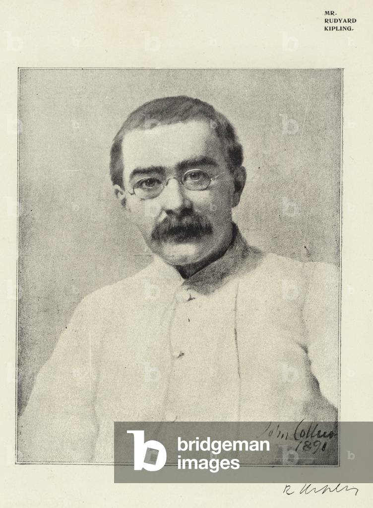 Mr Rudyard Kipling (b/w photo)