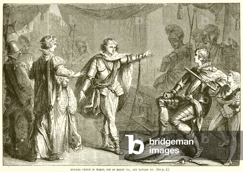 Edward Prince of Wales, Son of Henry VI., and Edward IV (engraving)