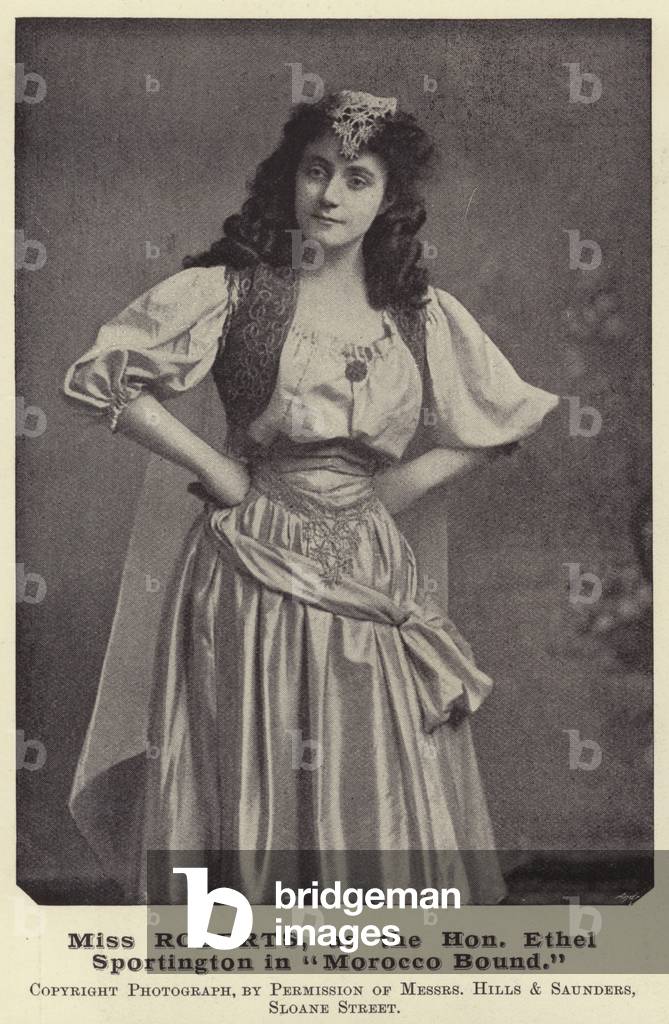 Miss Roberts, as the Hon Ethel Sportington in 