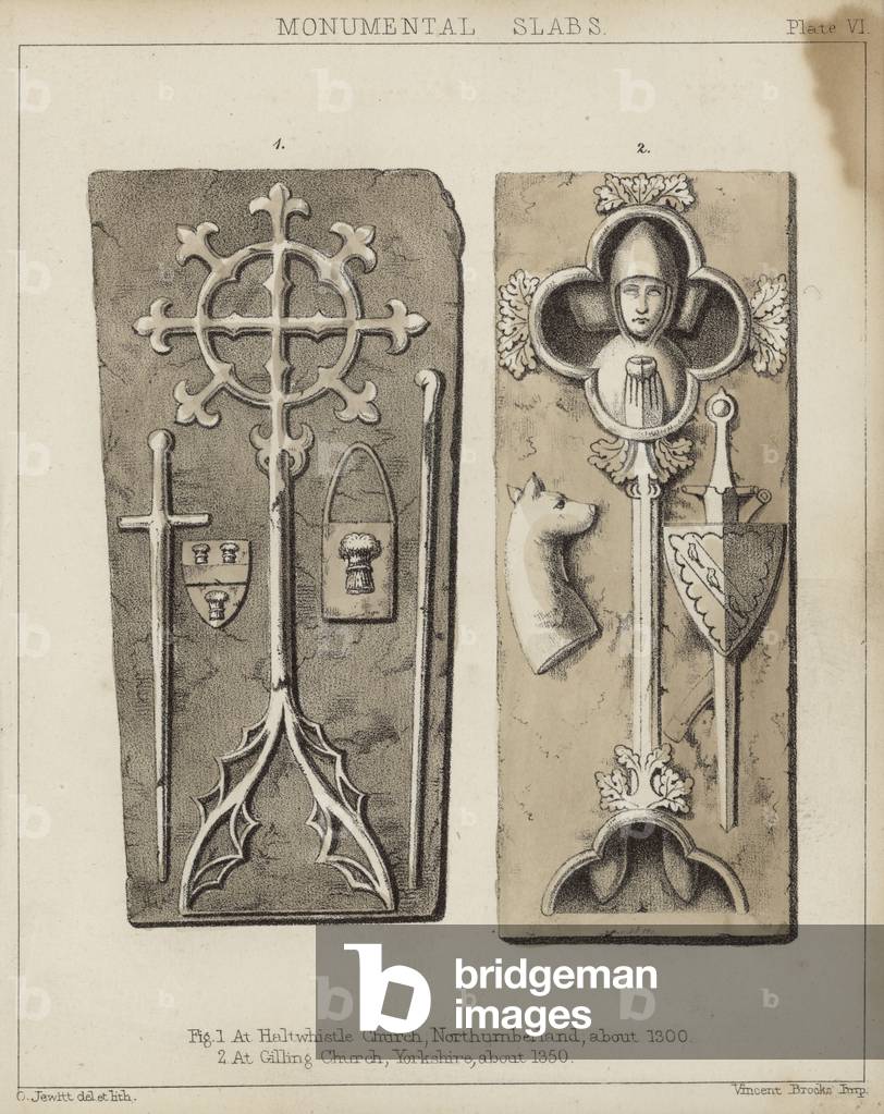 Monumental Slabs (colour litho)