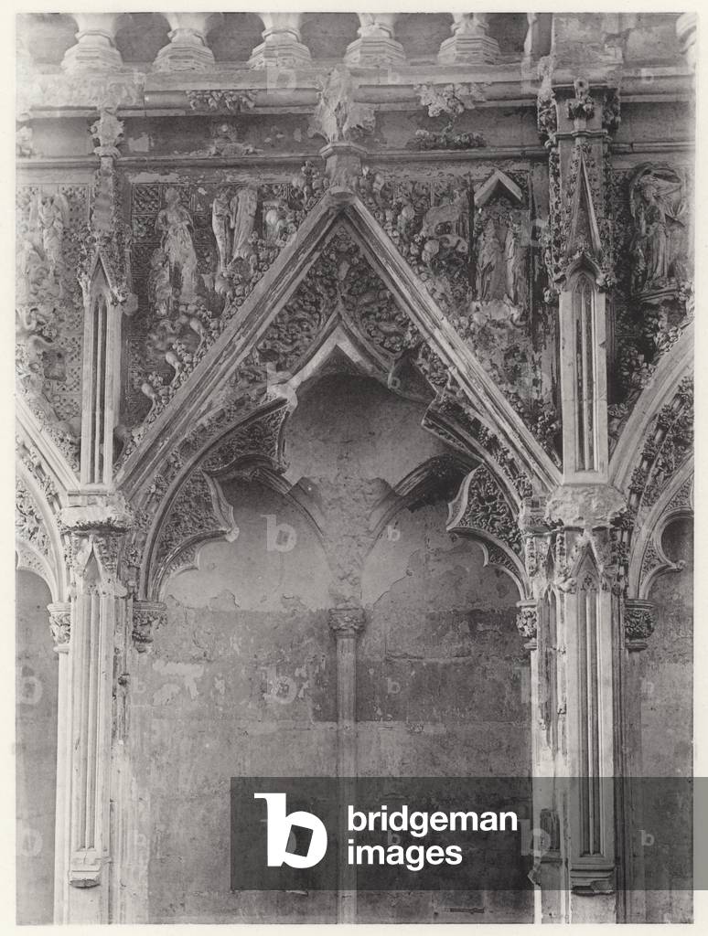 The Lady Chapel, Ely Cathedral: North Side, XI (b/w photo)