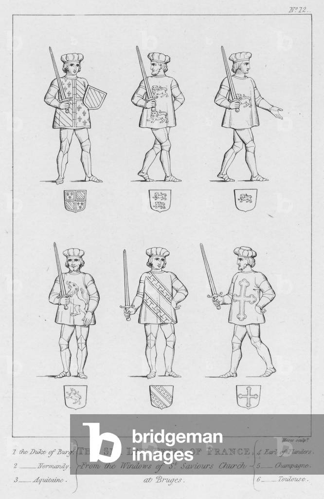 The Six Lay Peers of France (engraving)