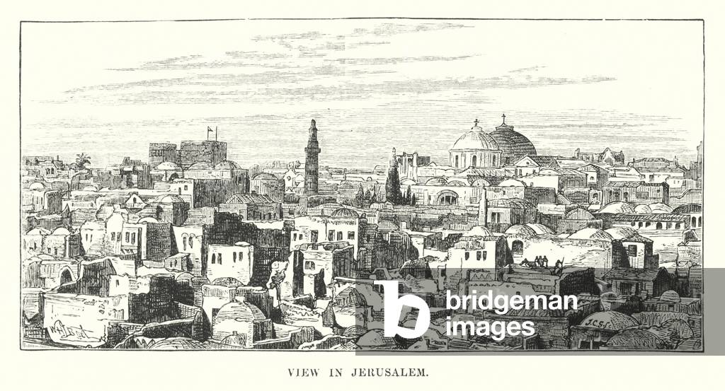 View in Jerusalem (engraving)