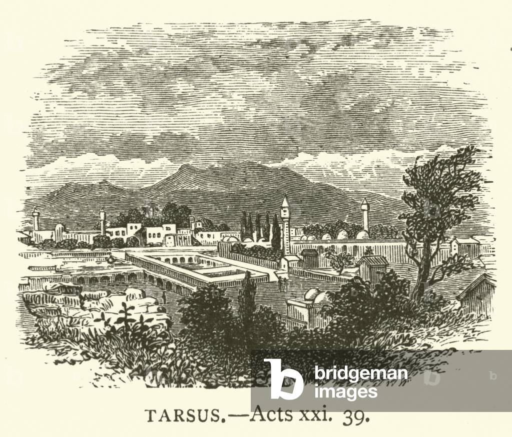 Tarsus, Acts, xxi, 39 (engraving)