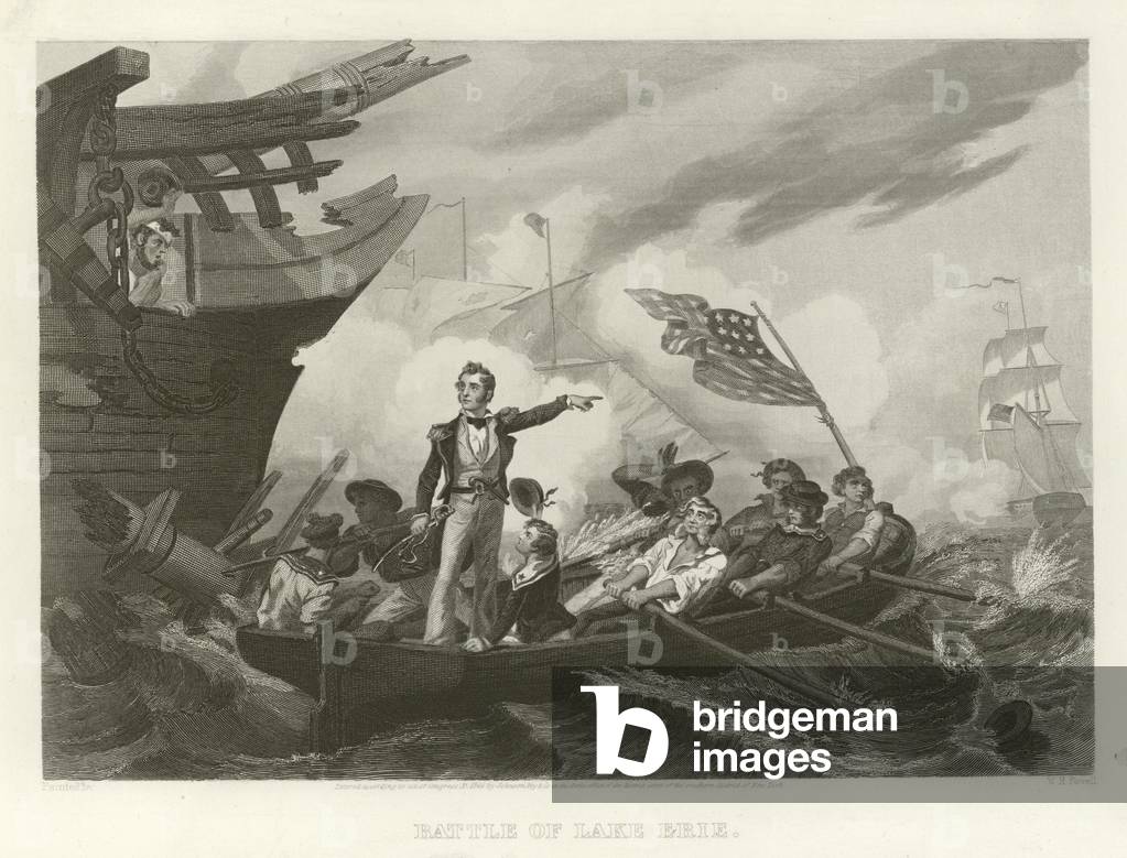 Battle for Lake Erie (engraving)