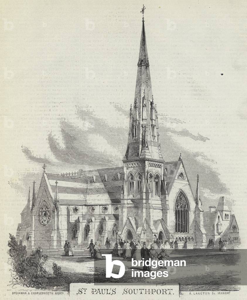 St Paul's, Southport (engraving)