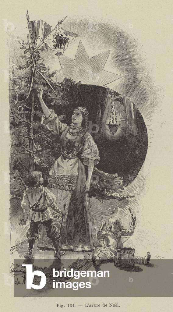 L'arbre de Noel (engraving)