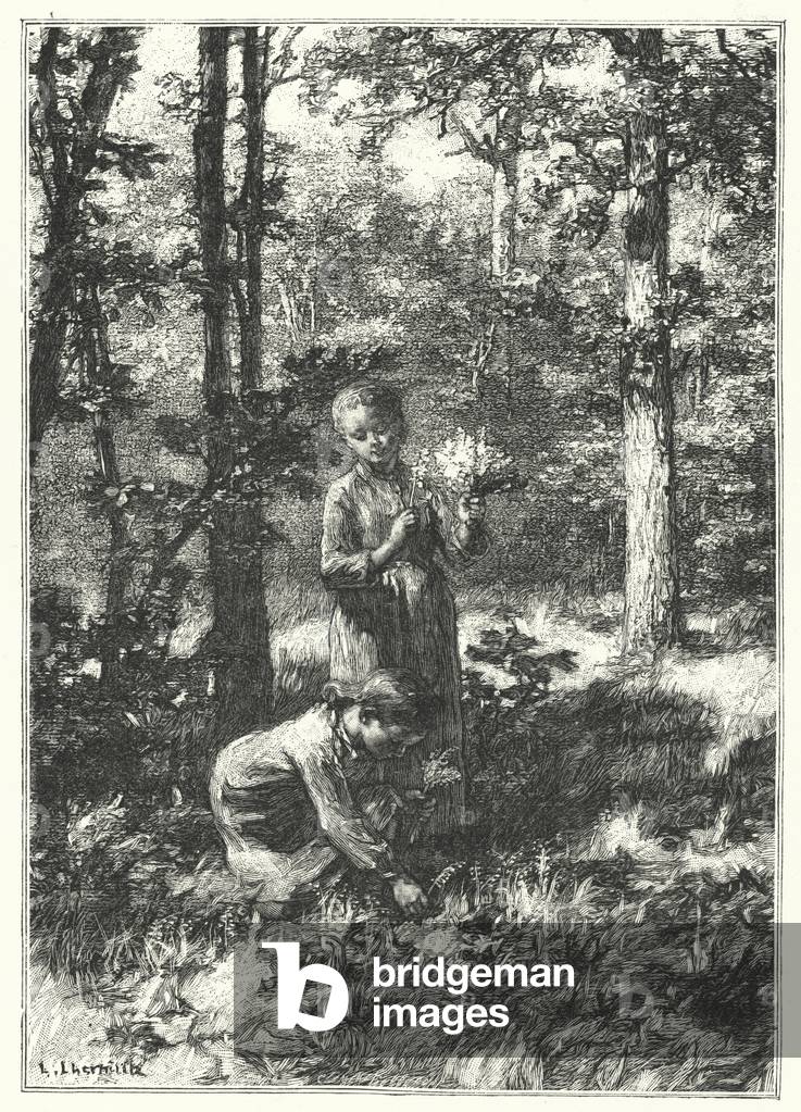 La Cueillette Du Muguet (engraving)
