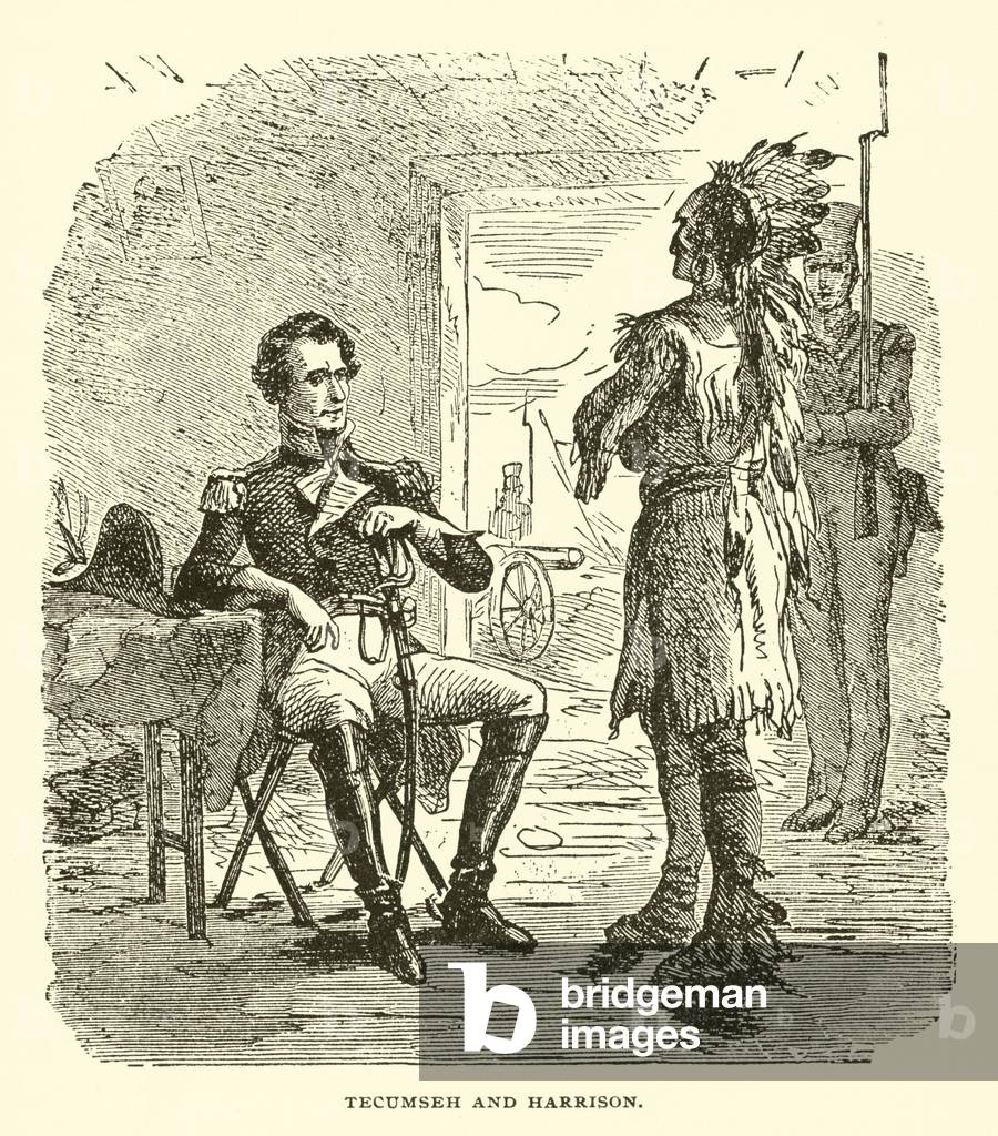 Tecumseh and Harrison (engraving)