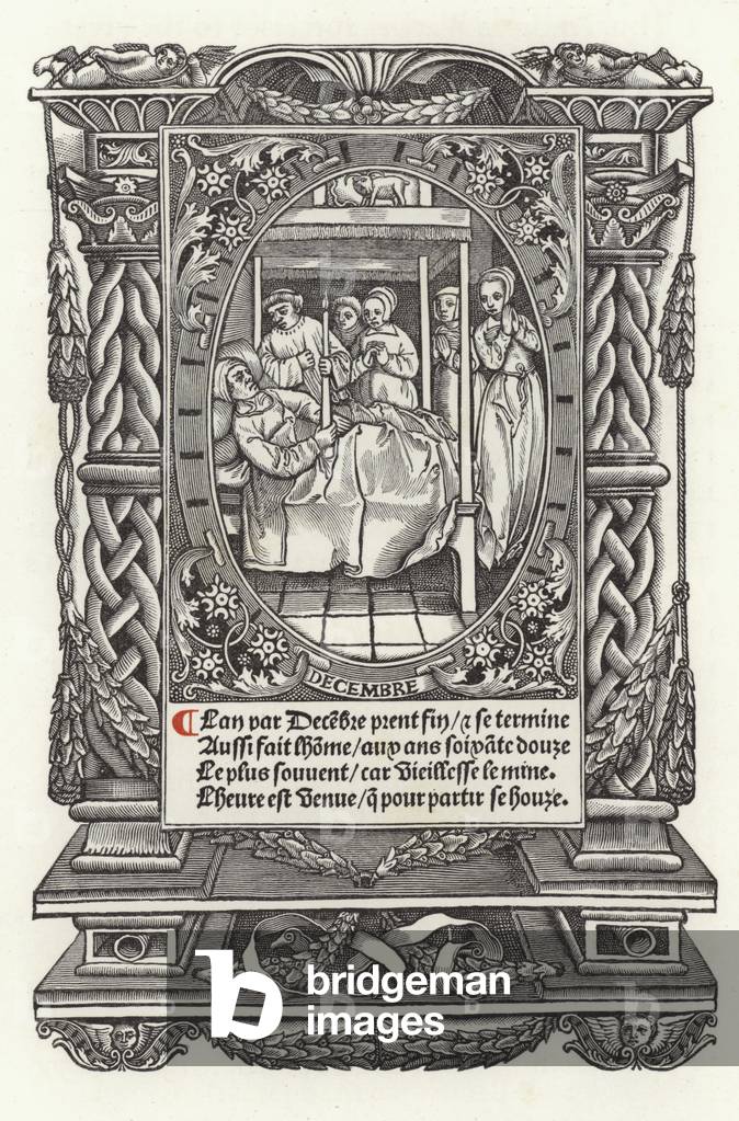 The Twelve Ages of Man: December (litho)