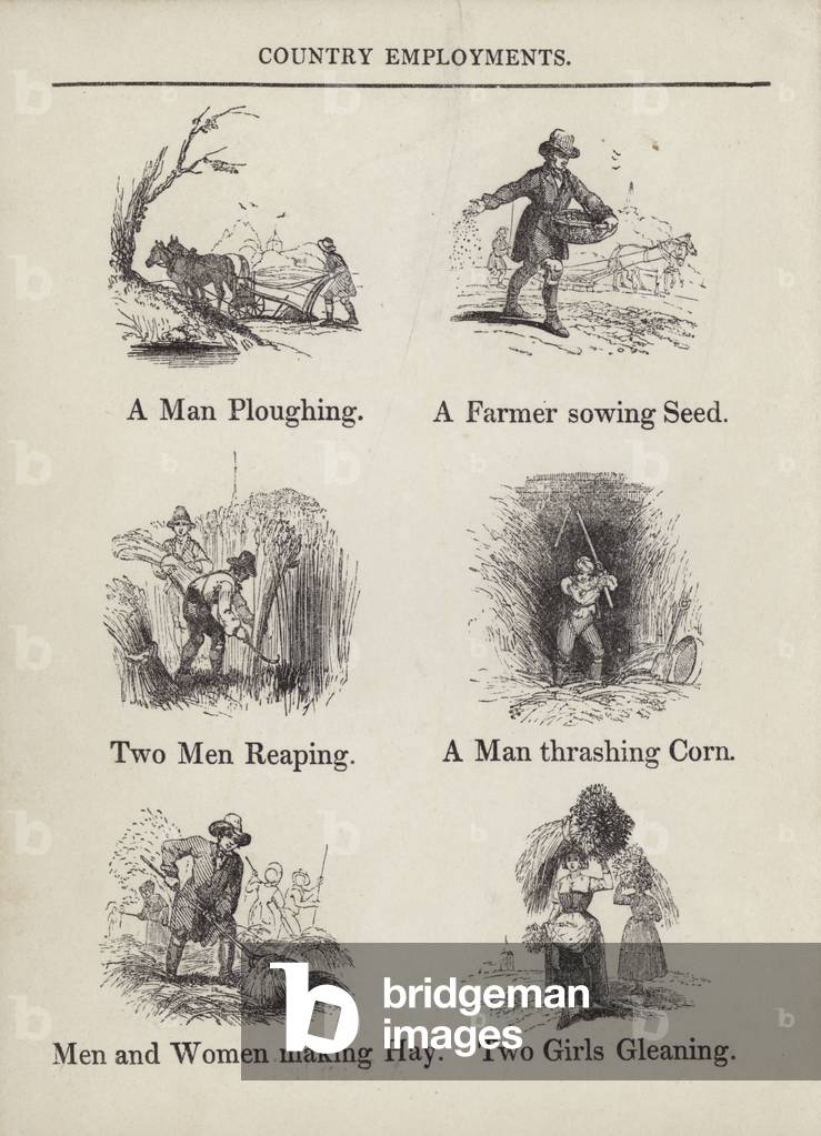 Page from Little Marys Primer, 1850 (engraving)