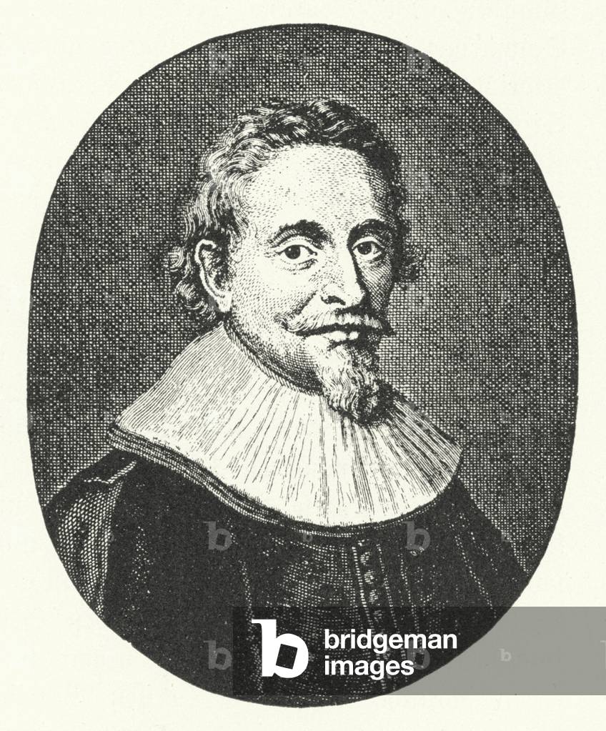 Hugo Grotius, Dutch jurist (engraving)
