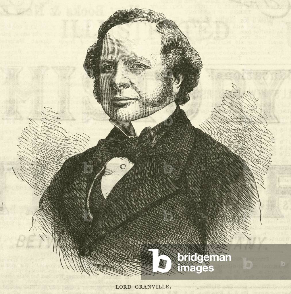 Lord Granville, November 1870 (engraving)