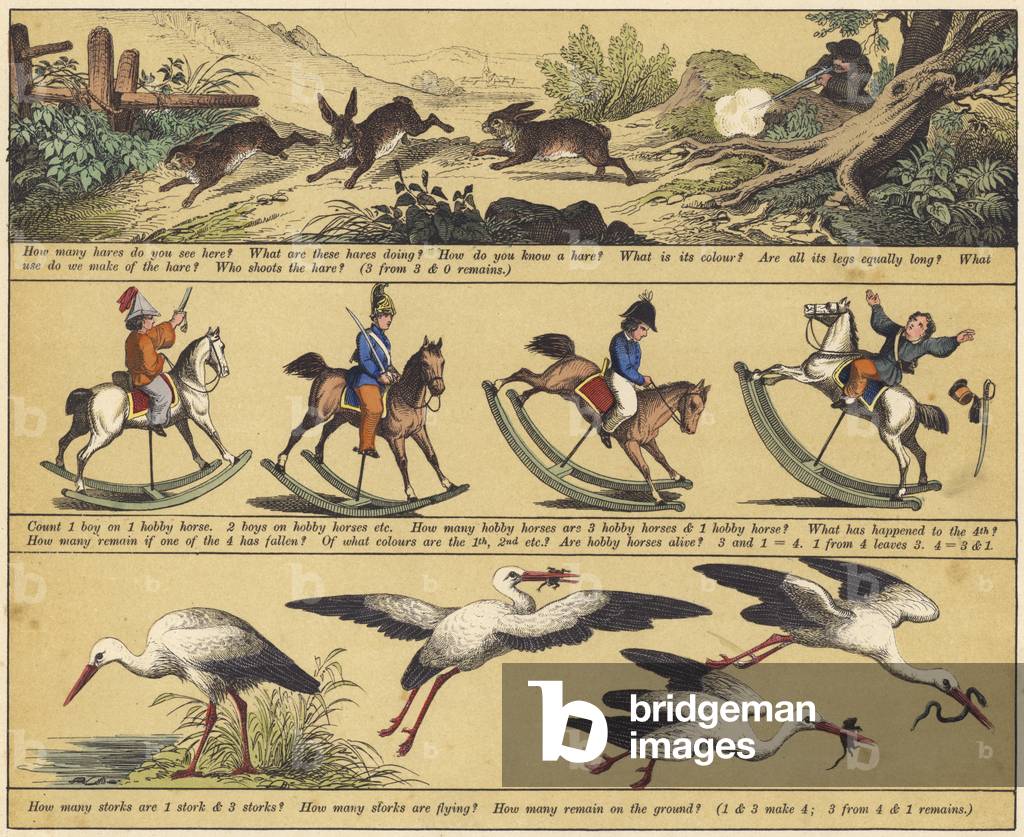 Page from The New Picture Book (colour litho)