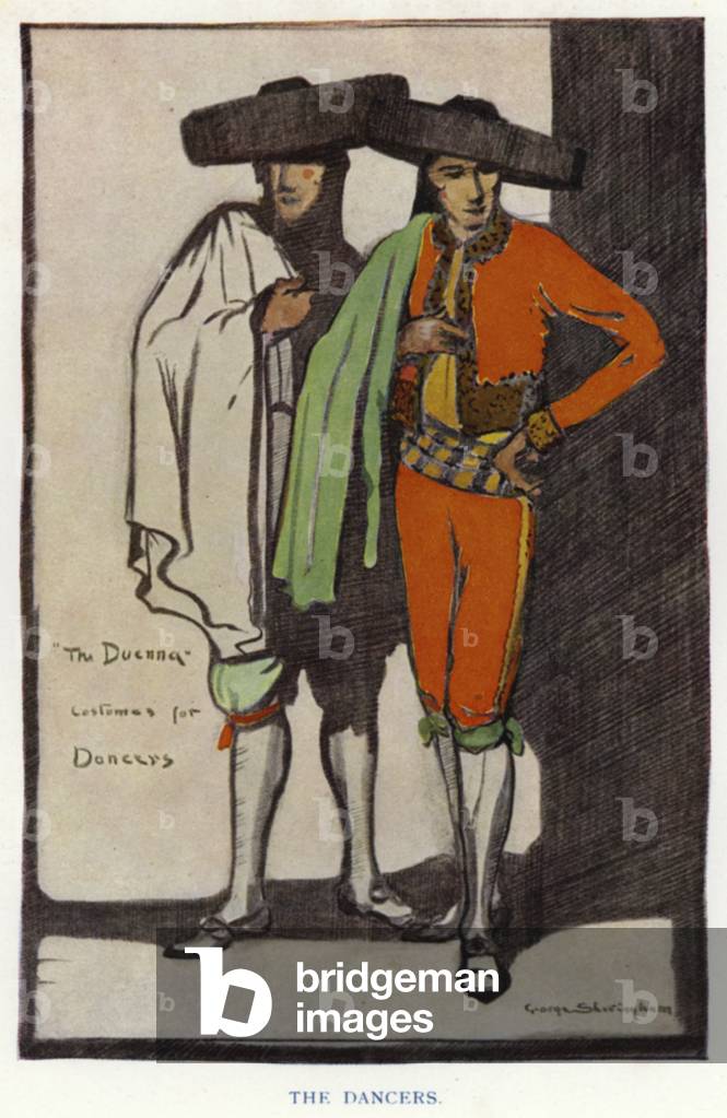 The Duenna by Sheridan: The Dancers (colour litho)