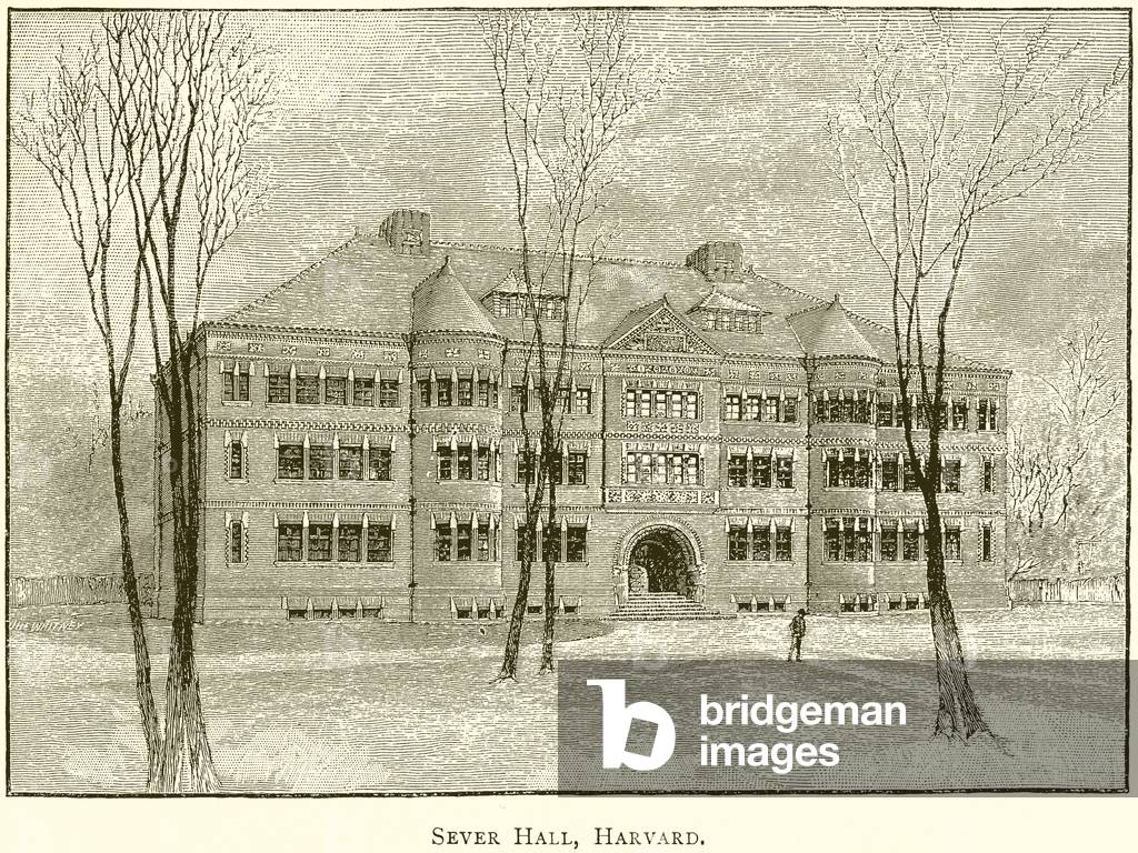 Sever Hall, Harvard (engraving)