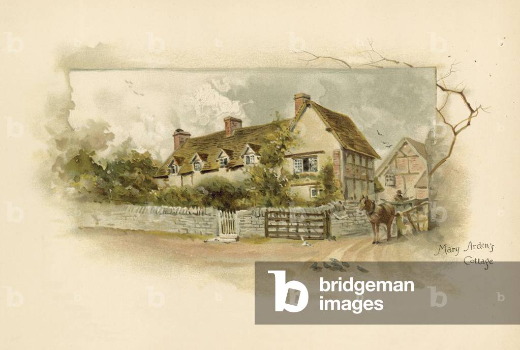 Mary Arden's Cottage (chromolitho)