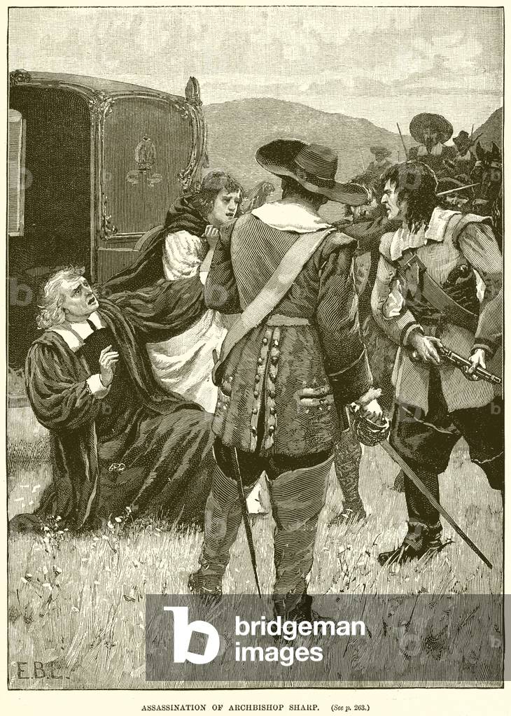 Assasination of Archbishop Sharp (engraving)