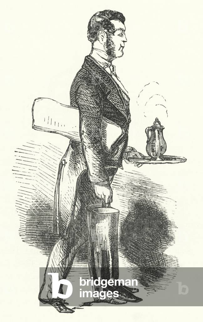 The waiter (engraving)