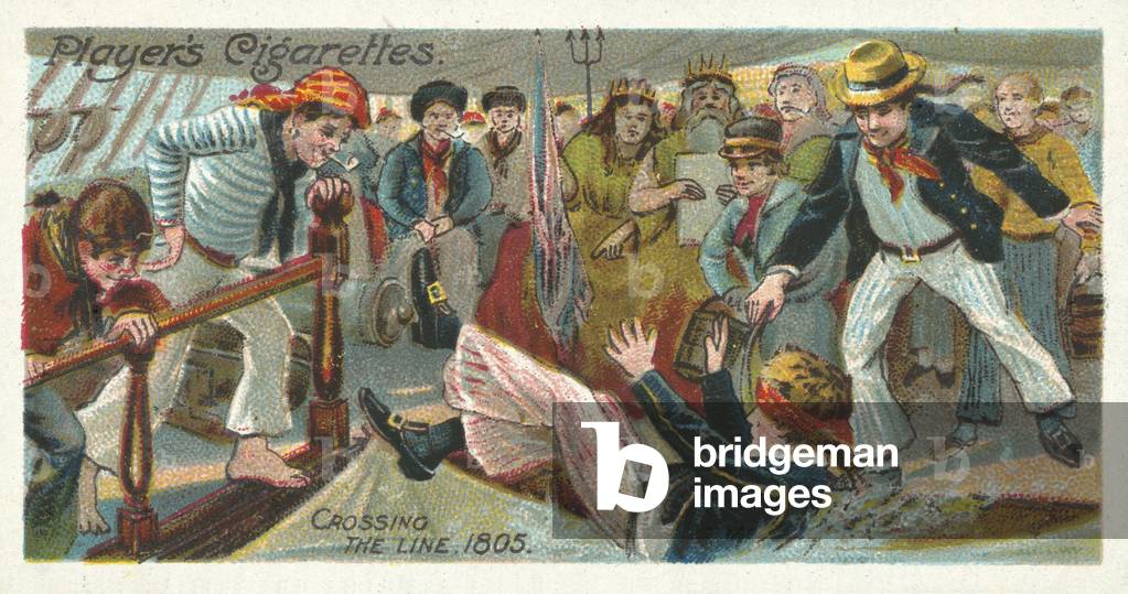 Crossing the line, 1805 (chromolitho)