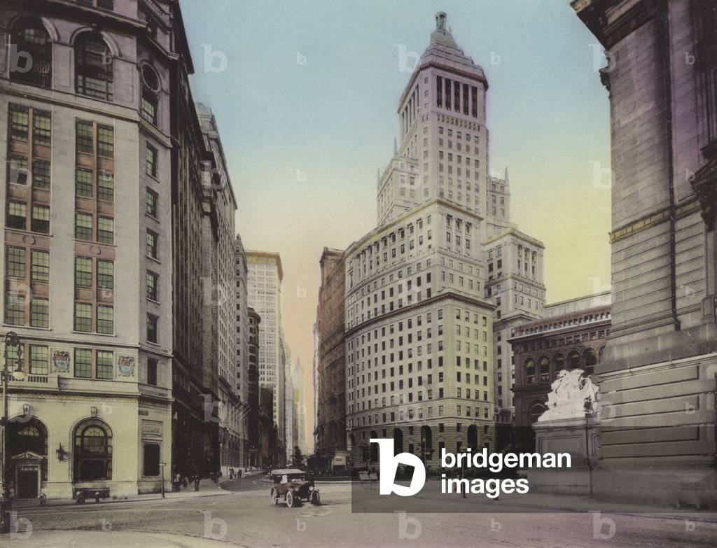 New York: Washington Building, No 1 Broadway; Standard Oil Building; Custom House (photo)