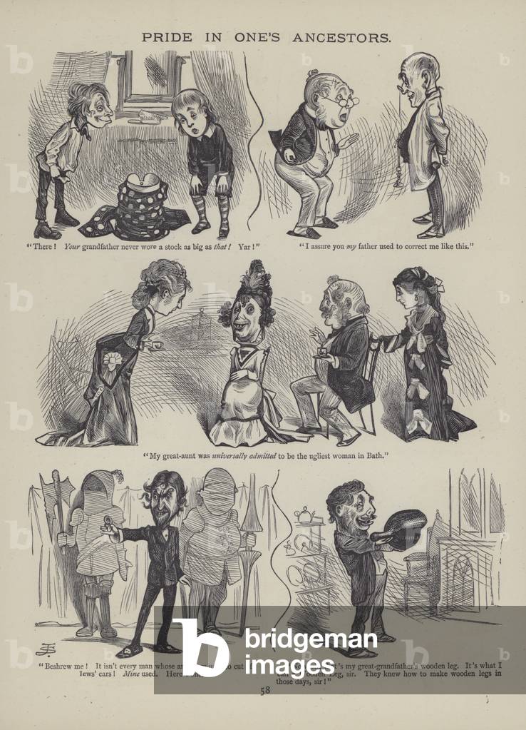 Page from The British Working Man or One Who Does Not Believe In Him (engraving)