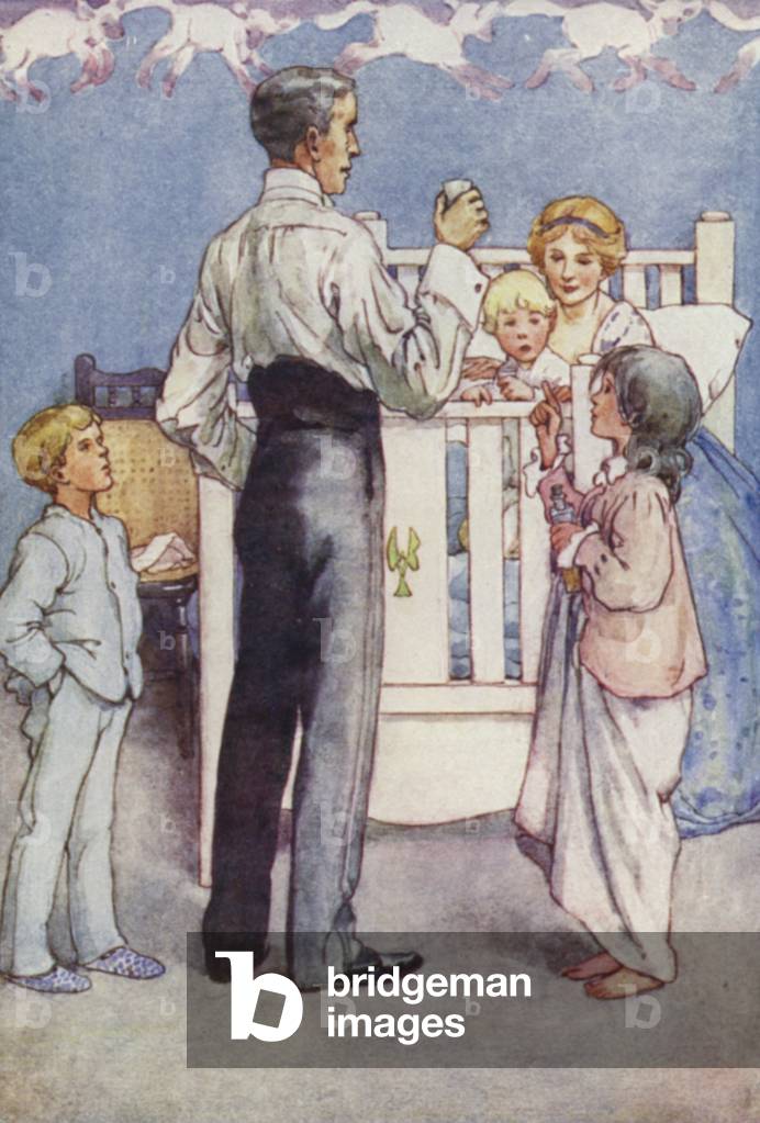 Mr Darling only pretended (colour litho)