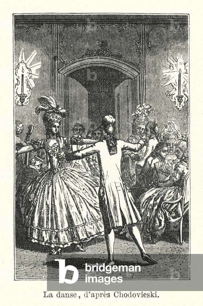 La danse, d'apres Chodovieski (engraving)