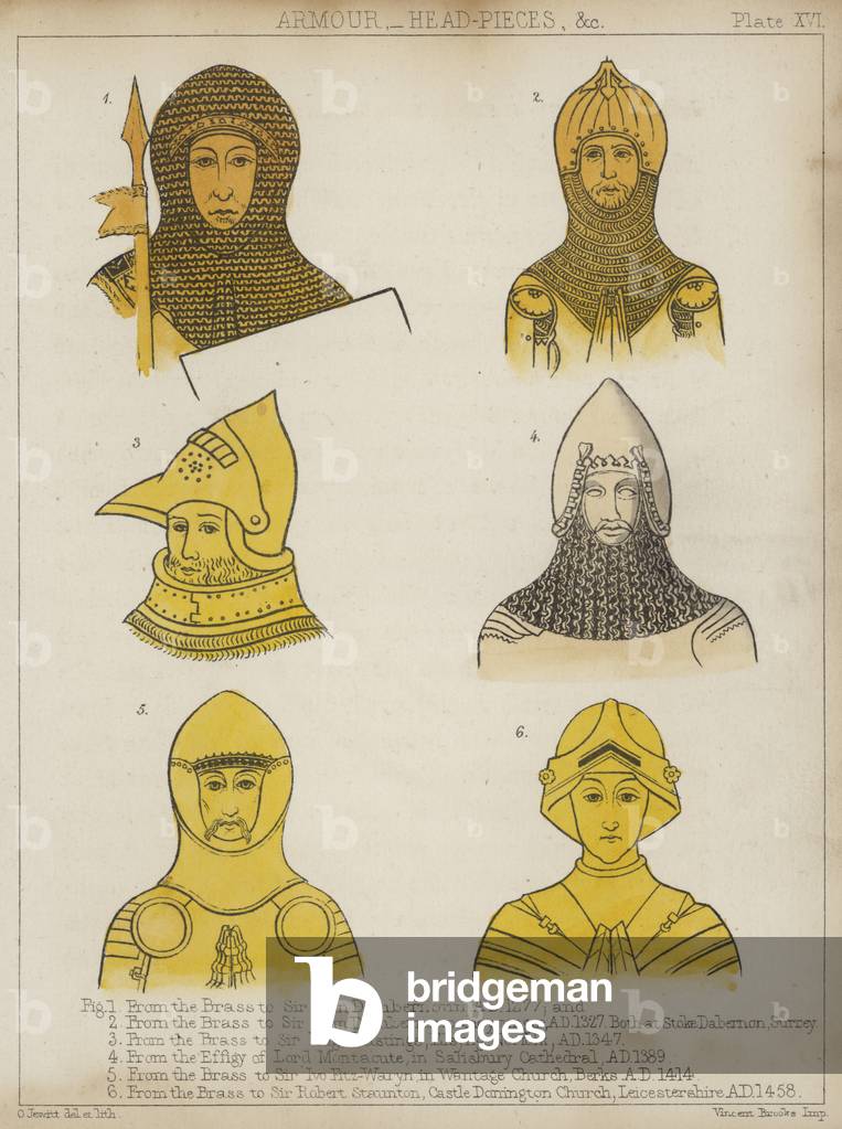 Armour, Head-Pieces, etc (colour litho)