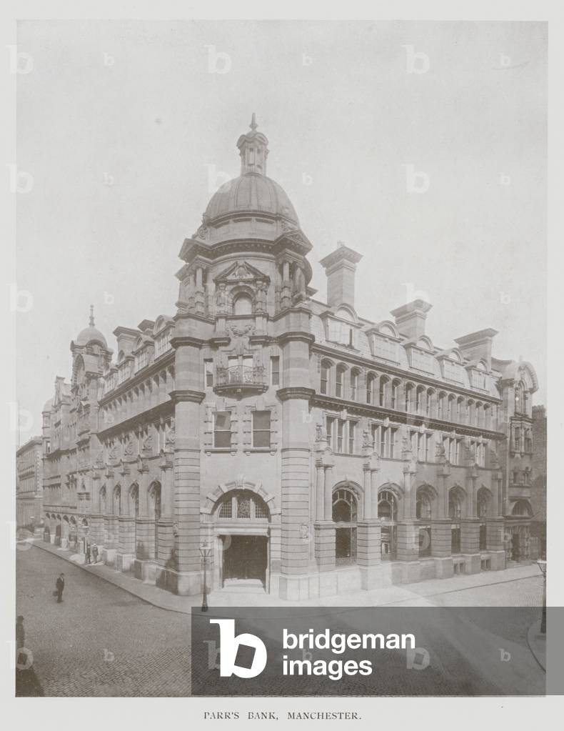 Parr's Bank, Manchester (b/w photo)
