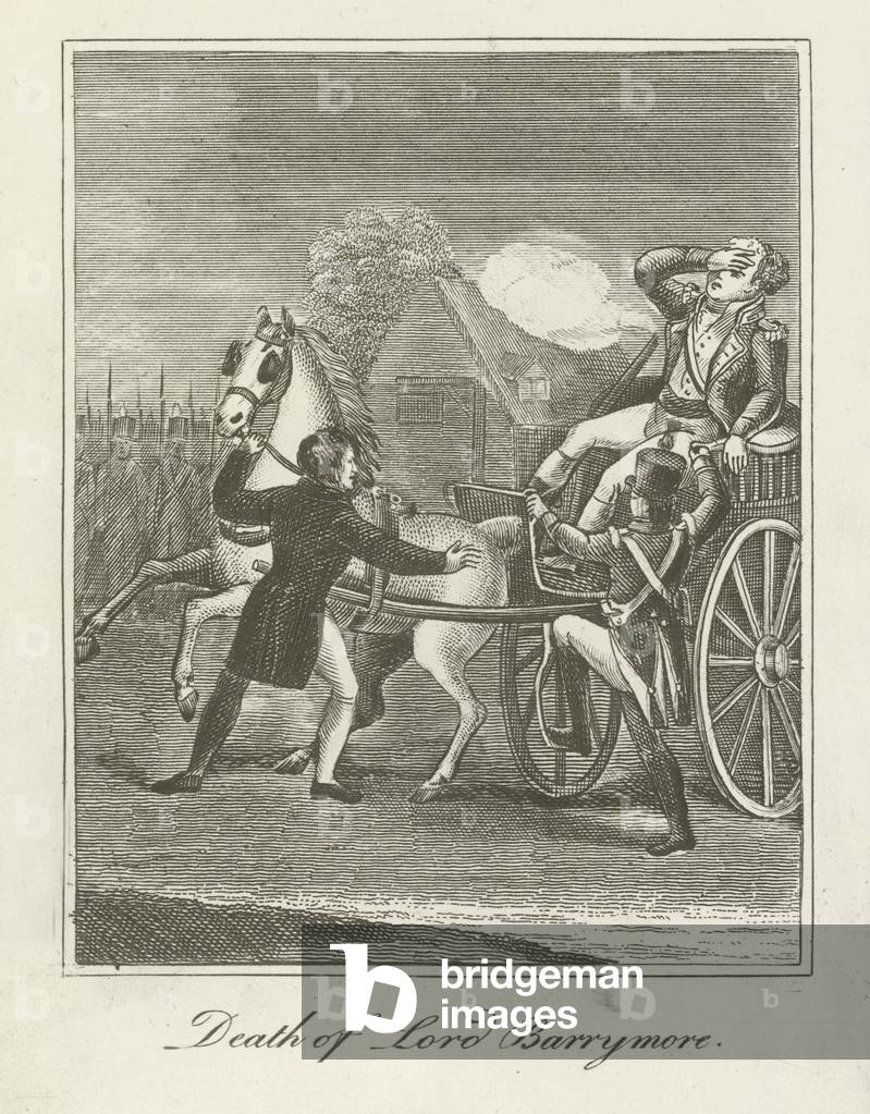 Death of Lord Barrymore (engraving)