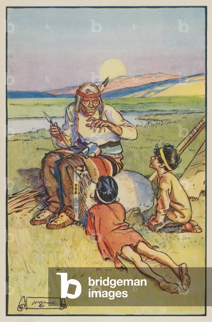 The Arrow Maker's Tales (colour litho)