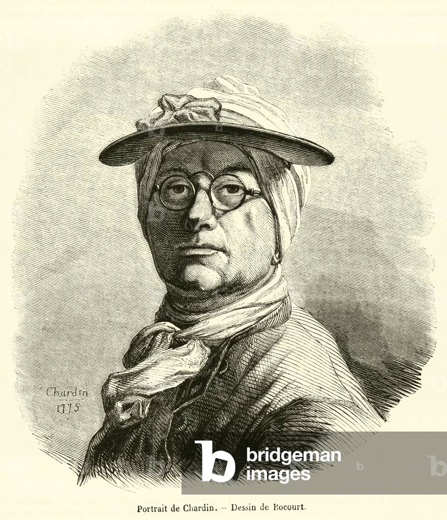 Portrait de Chardin (engraving)