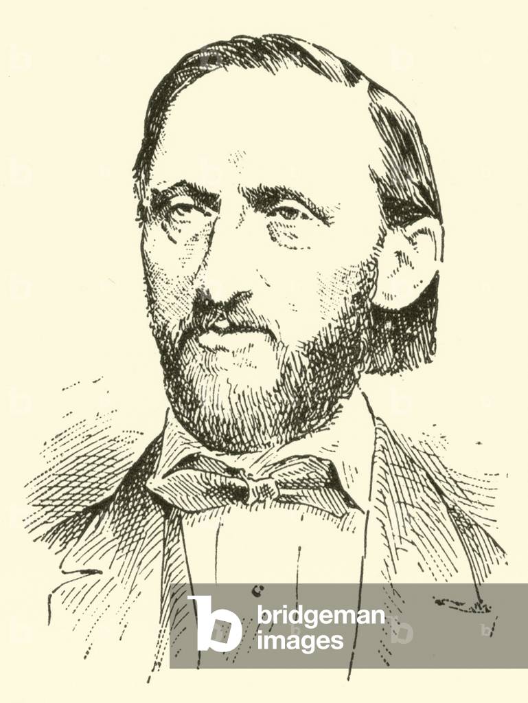 August Conradi, 1821-1873 (engraving)