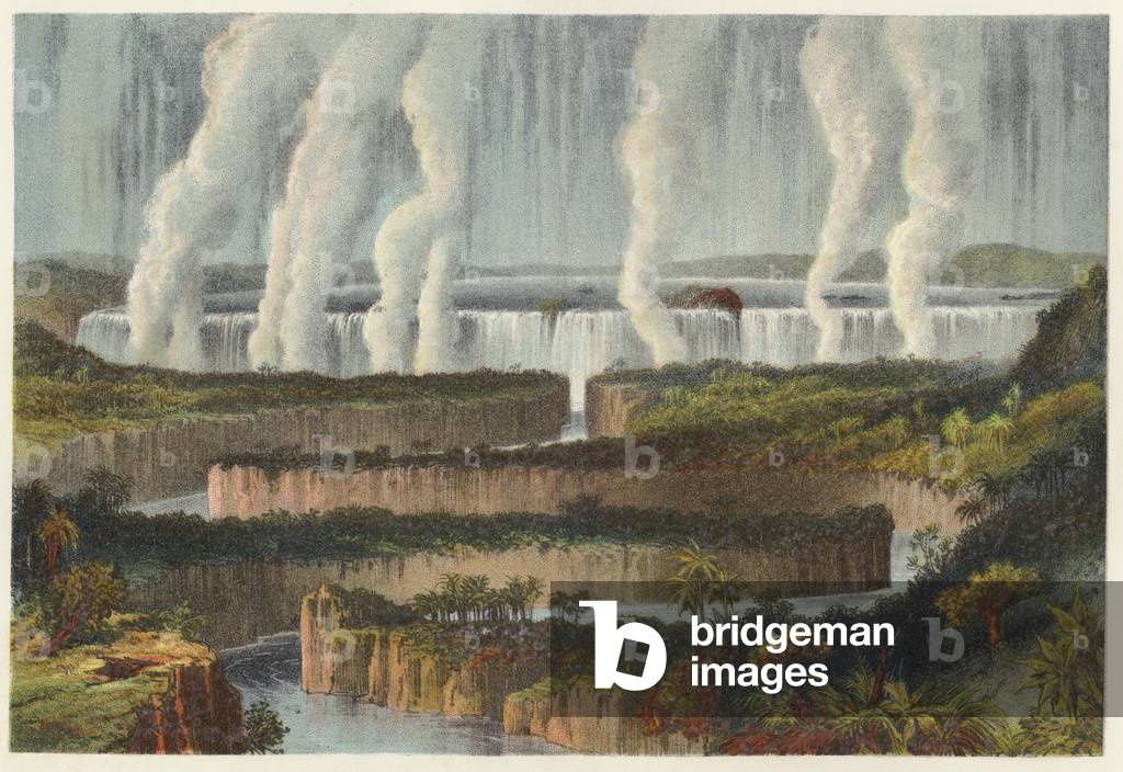 The Victoria Falls (chromolitho)