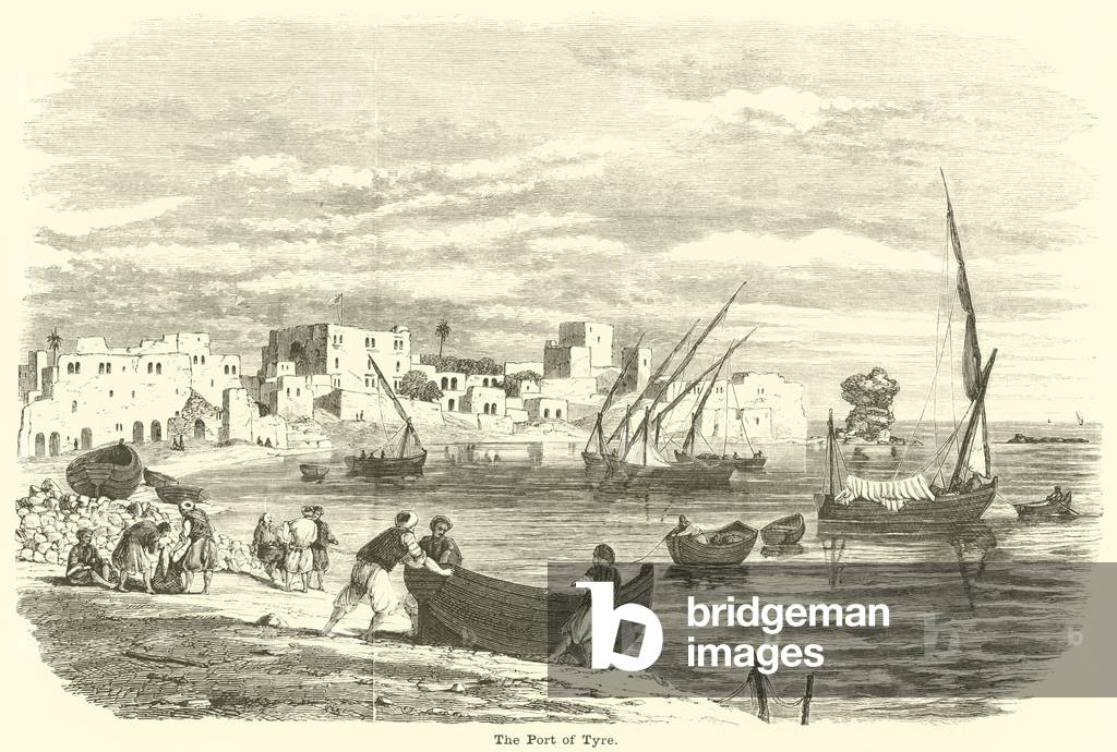 The Port of Tyre (engraving)