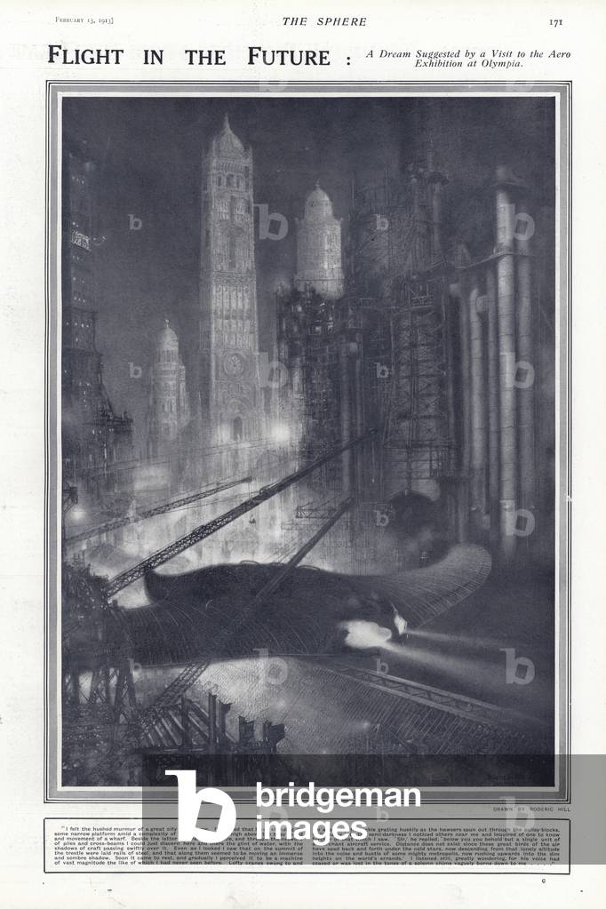 Flight in the future (litho)