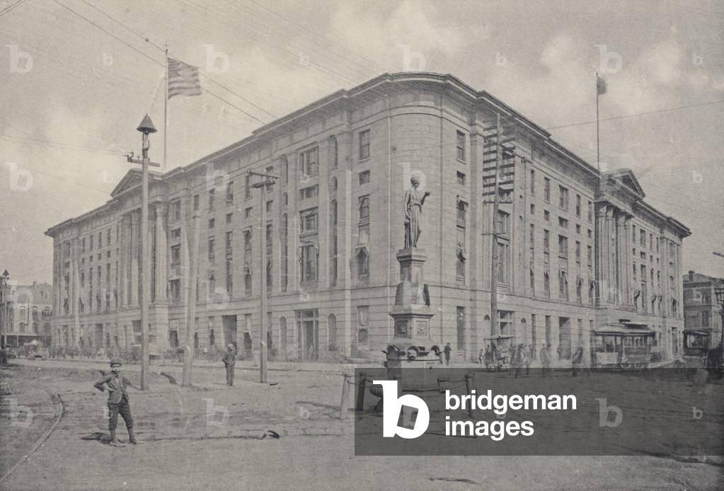 New Orleans: US Custom House and Post Office (b/w photo)