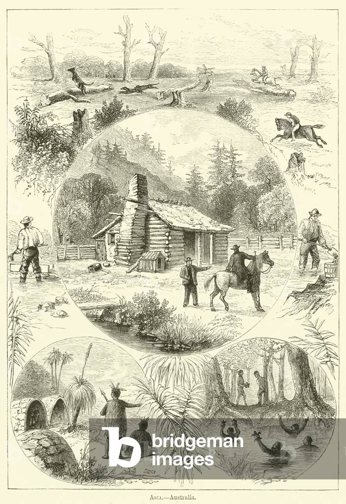 Asia, Australia (engraving)