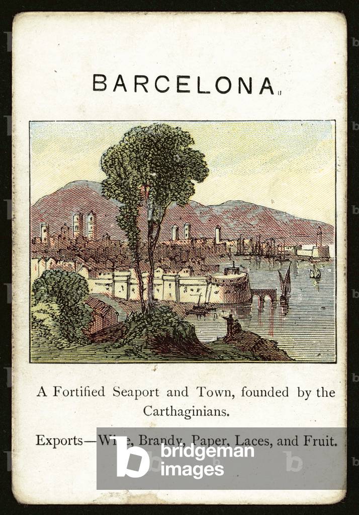 Barcelona (colour litho)