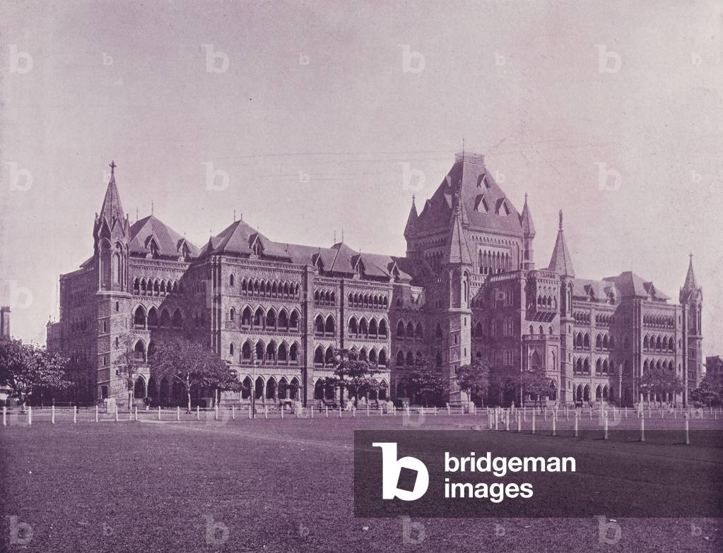 The High Court, Bombay (b/w photo)