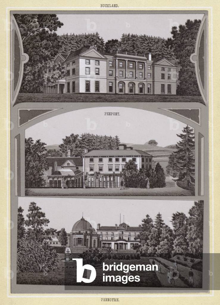 Buckland; Penpont; Pennoyre (litho)