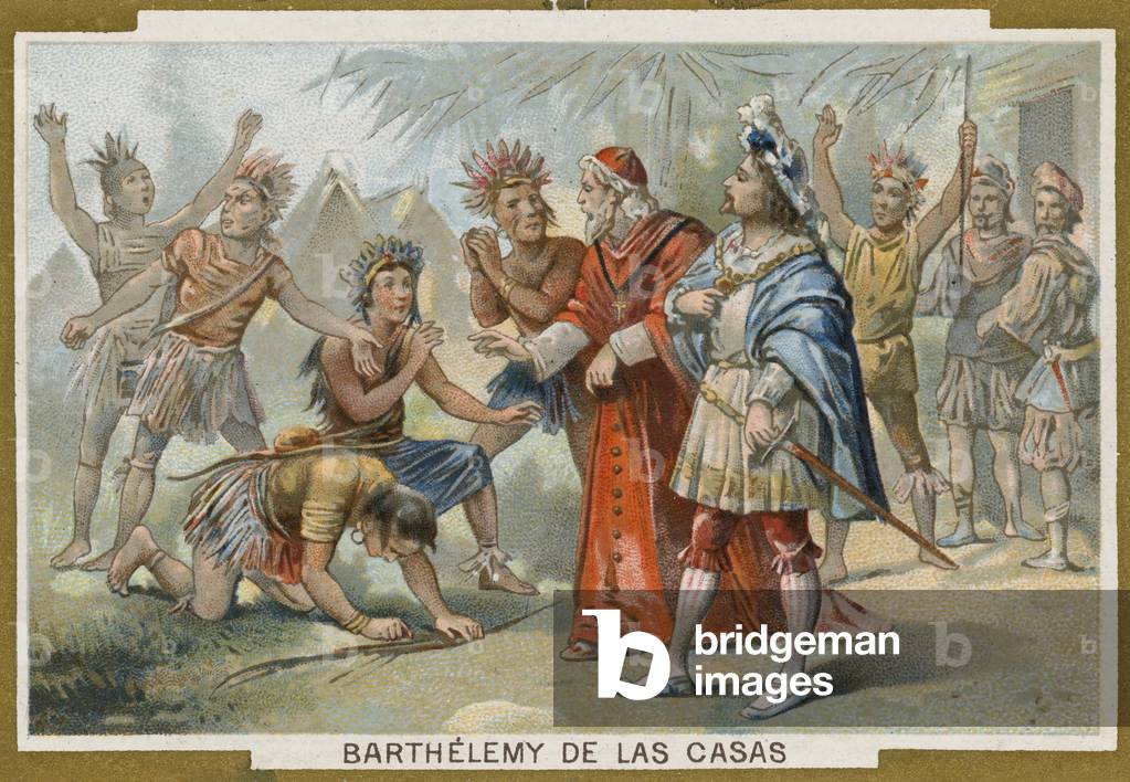 Bartolome de las Casas (chromolitho)