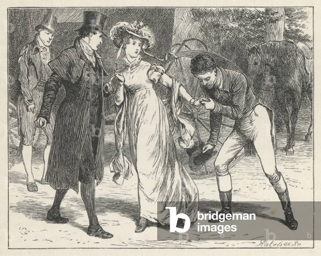 Elizabeth Inchibald, The Two Rivals (engraving)